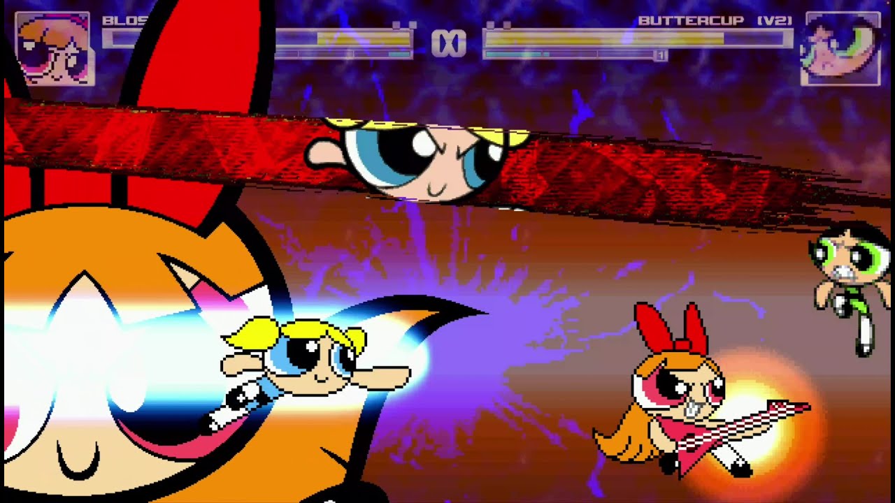 BLOSSOM VS BUTTERCUP (POWERPUFF KOMBAT)