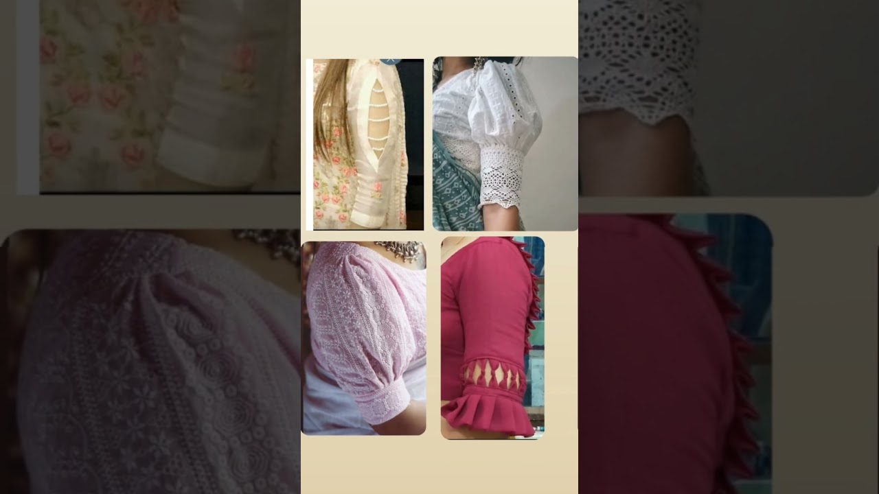 Blouse Sleeves Design ||Model Blouse Sleeves || aasteen design|| hand design