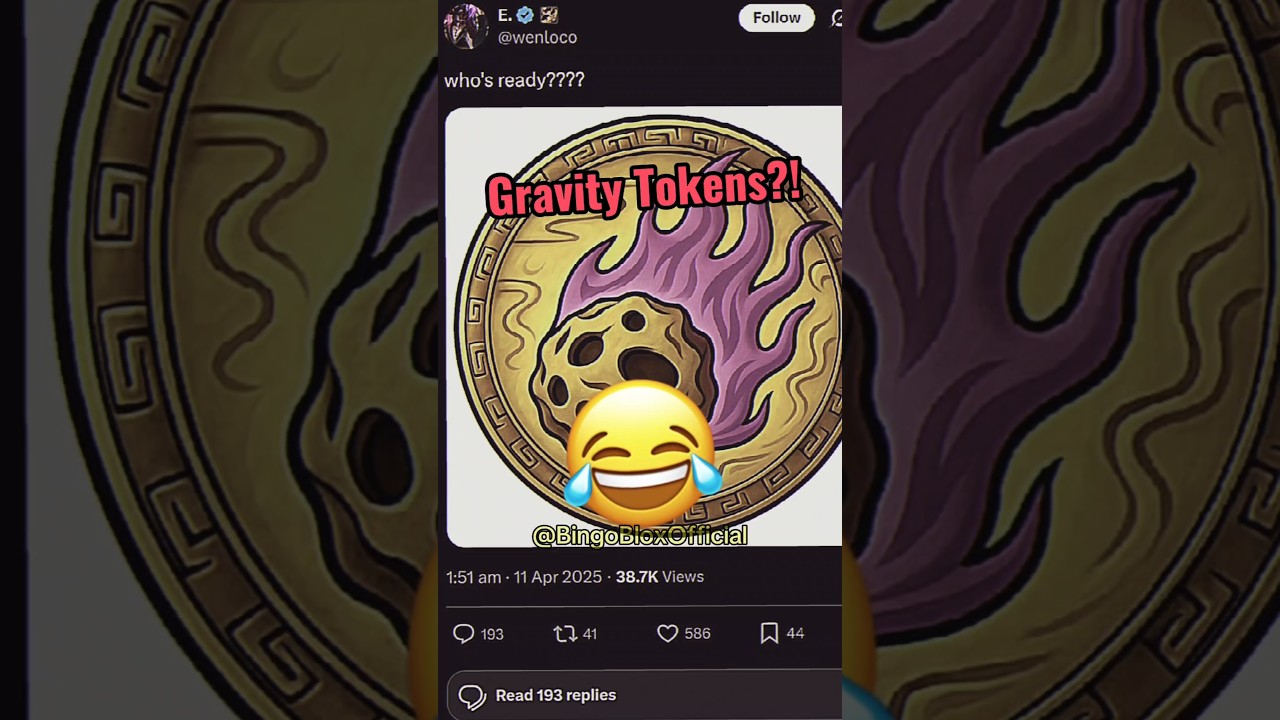 Blox Fruit Admin Confirms Gravity Token 🪙☄️?!