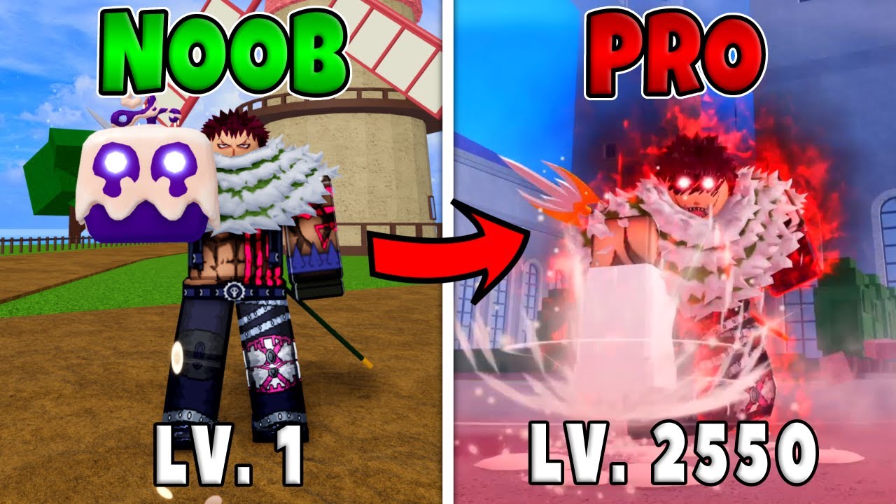 Blox Fruits Noob to Max as Katakuri Using AWAKENED DOUGH in One Video!