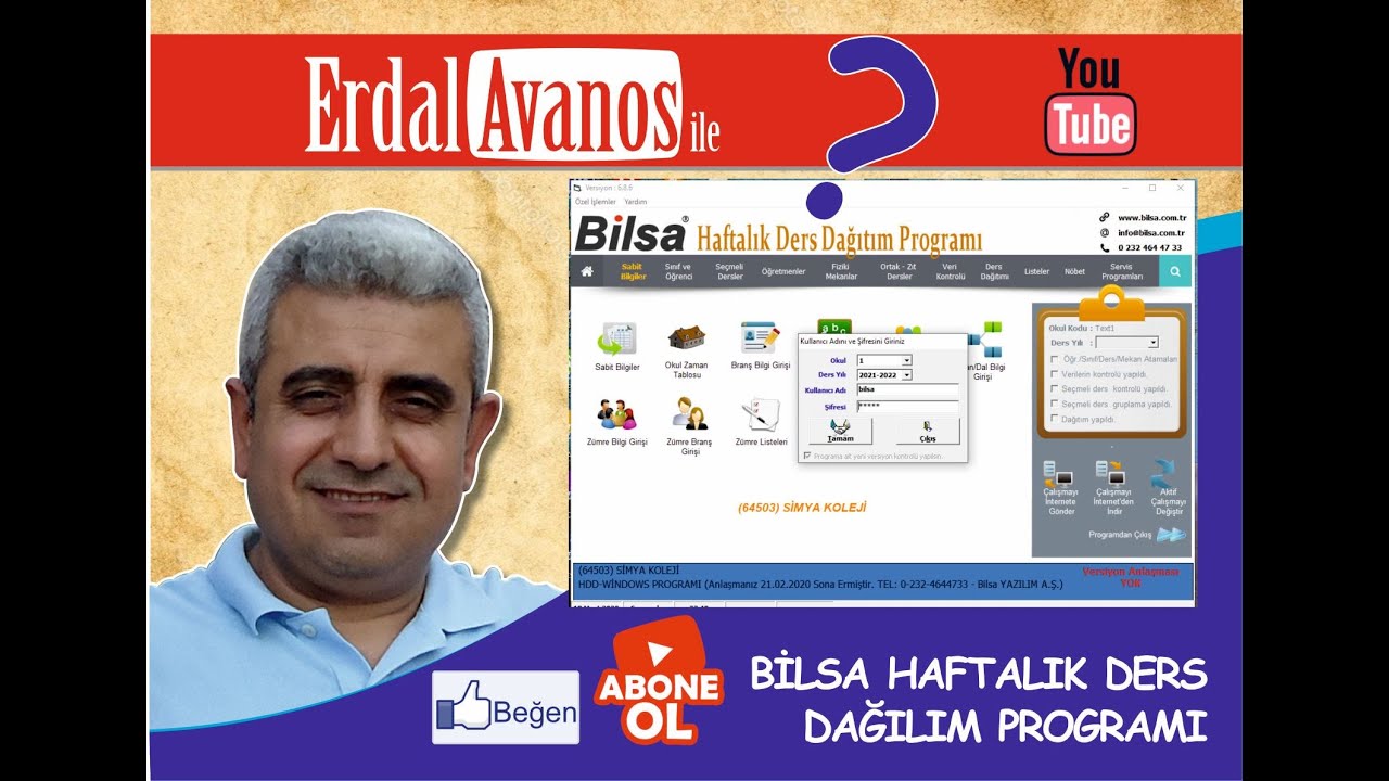 BİLSA DERS DAĞILIM PROGRAMI