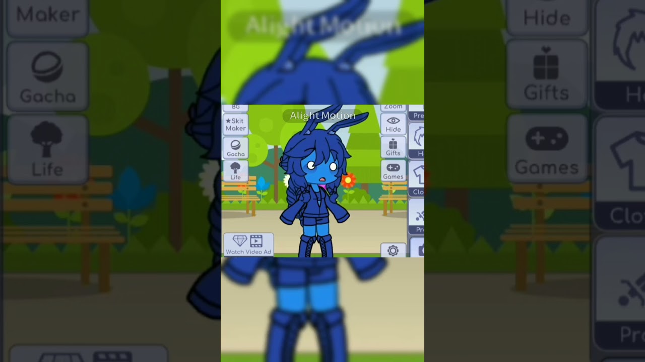 Blue | first time tweening:^ | #gacha #tween #gachalife #ok #ilygacha #meme #gachatweening :PP