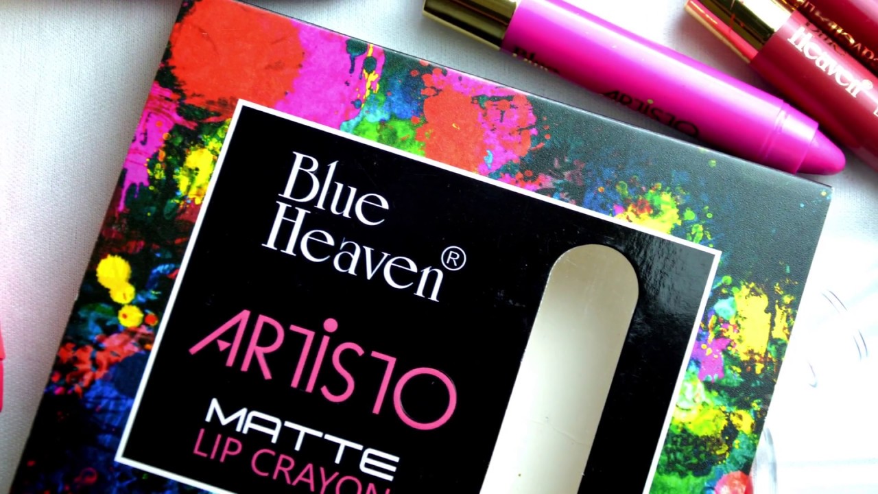 Blue Heaven Artisto Velvet Matte Lip Crayon
