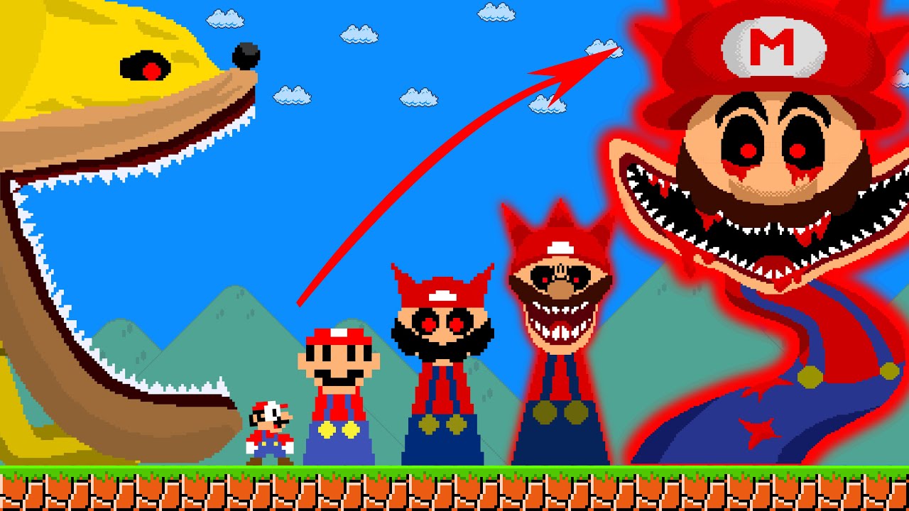 Blue Mario: Super Shin Sonic vs The Giant Sprunki Mario Calamity