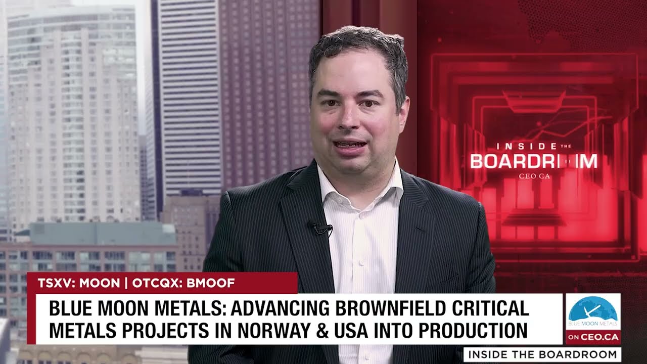 Blue Moon Metals: Advancing Brownfield Critical Metals Projects in Norway & USA Into Production