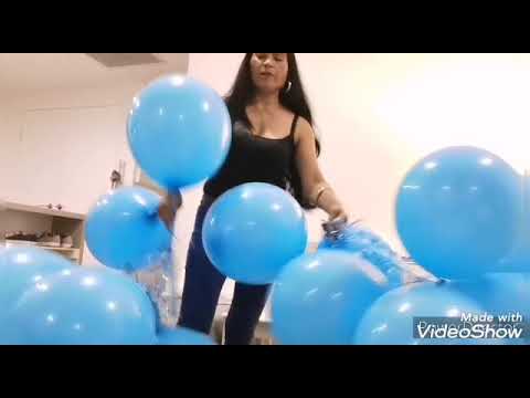 Blue Punch O Balloons 🎈 Pops and More Pops!!