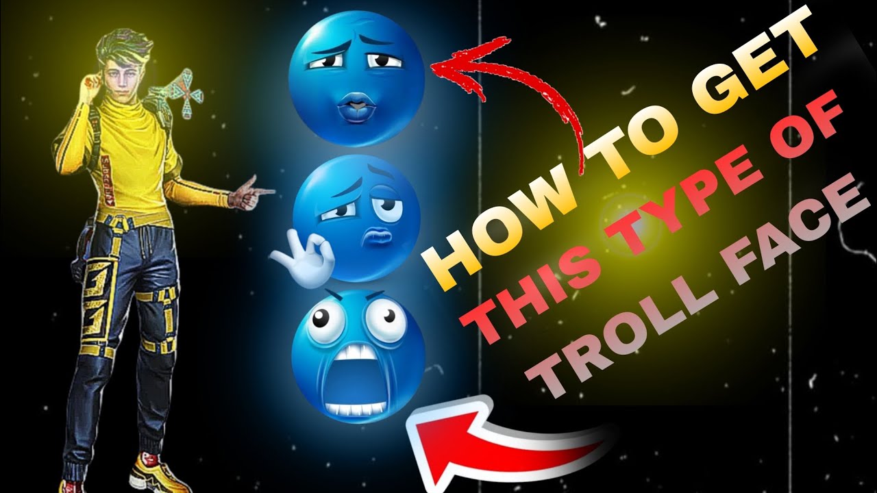 Blue Troll Face || Copyright Free Download || How to Download Troll Face