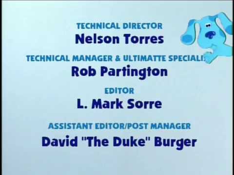 Blue's Clues Arts & Crafts Credits