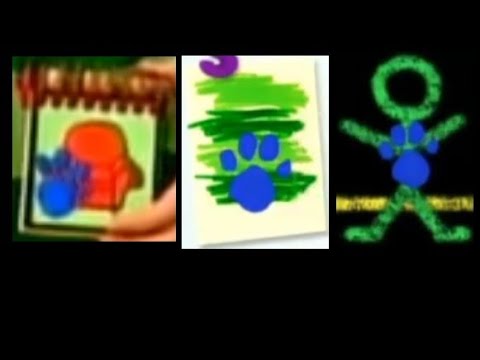 blue's clues how to draw 3 clues from draw along with blue