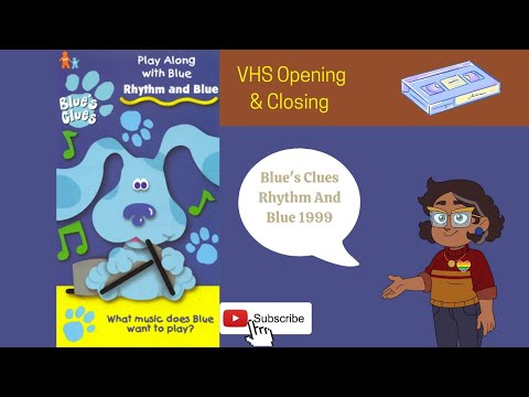 Blue's clues Rhythm And Blue 1999 VHS Opening & Closing