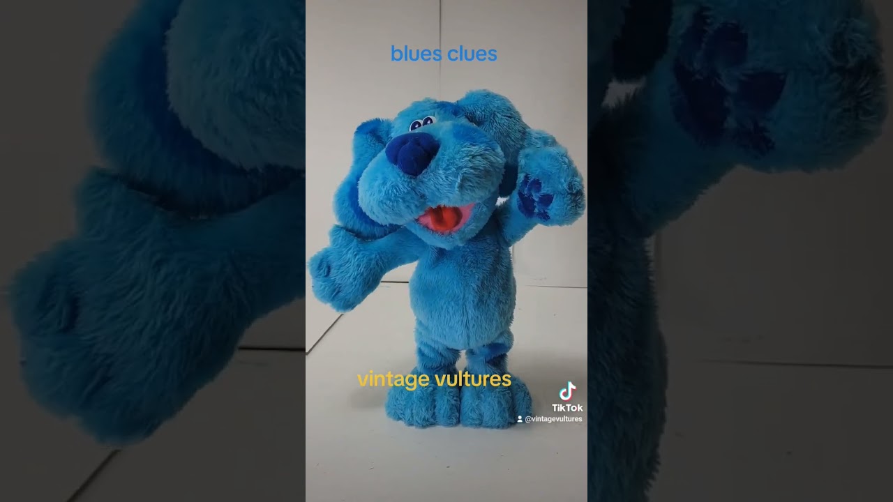 blues clues talking singing dancing interactive plush #reseller #toys #bluesclues #vintagevultures
