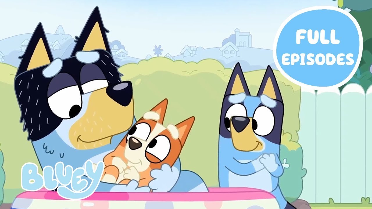 Bluey FULL Episodes Seasons 1 - 3 💙 | Featuring Dad Baby, Faceytalk and more! | 2 HOURS | Bluey