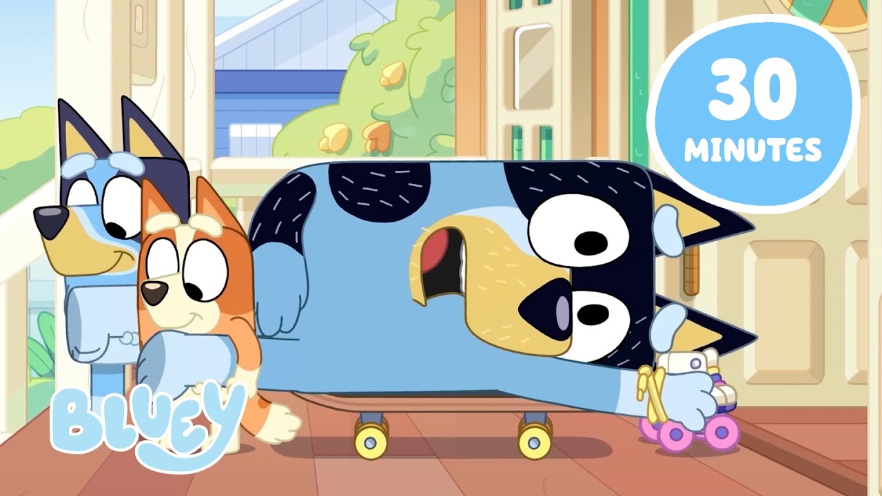 Bluey Fun and Games with Bandit! 💙 | 30 MINUTES of Playtime with Dad 😎 | Bluey