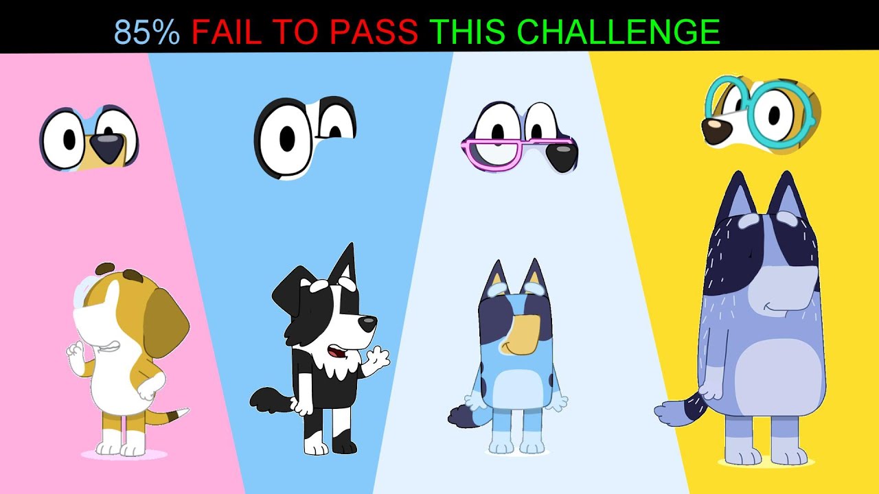 Bluey Wrong Heads Part 3, Can you Guess there Bodies | Puzzle Game | Bluey
