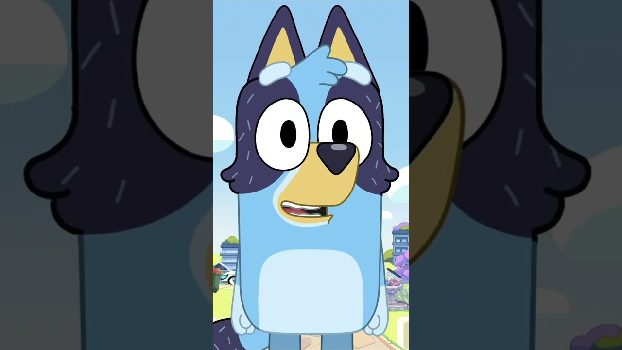 Bluey's Futuristic Home and Her Baby #bluey #shorts