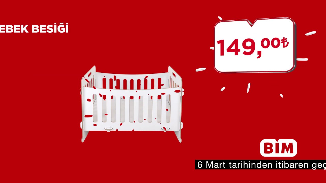 BİM – Bebek Beşiği & Renkli Sepetli Çok Amaçlı Dolap