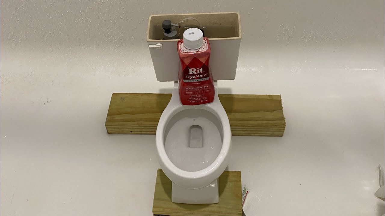 BMG Miniature Toilet Red Dye Tests!
