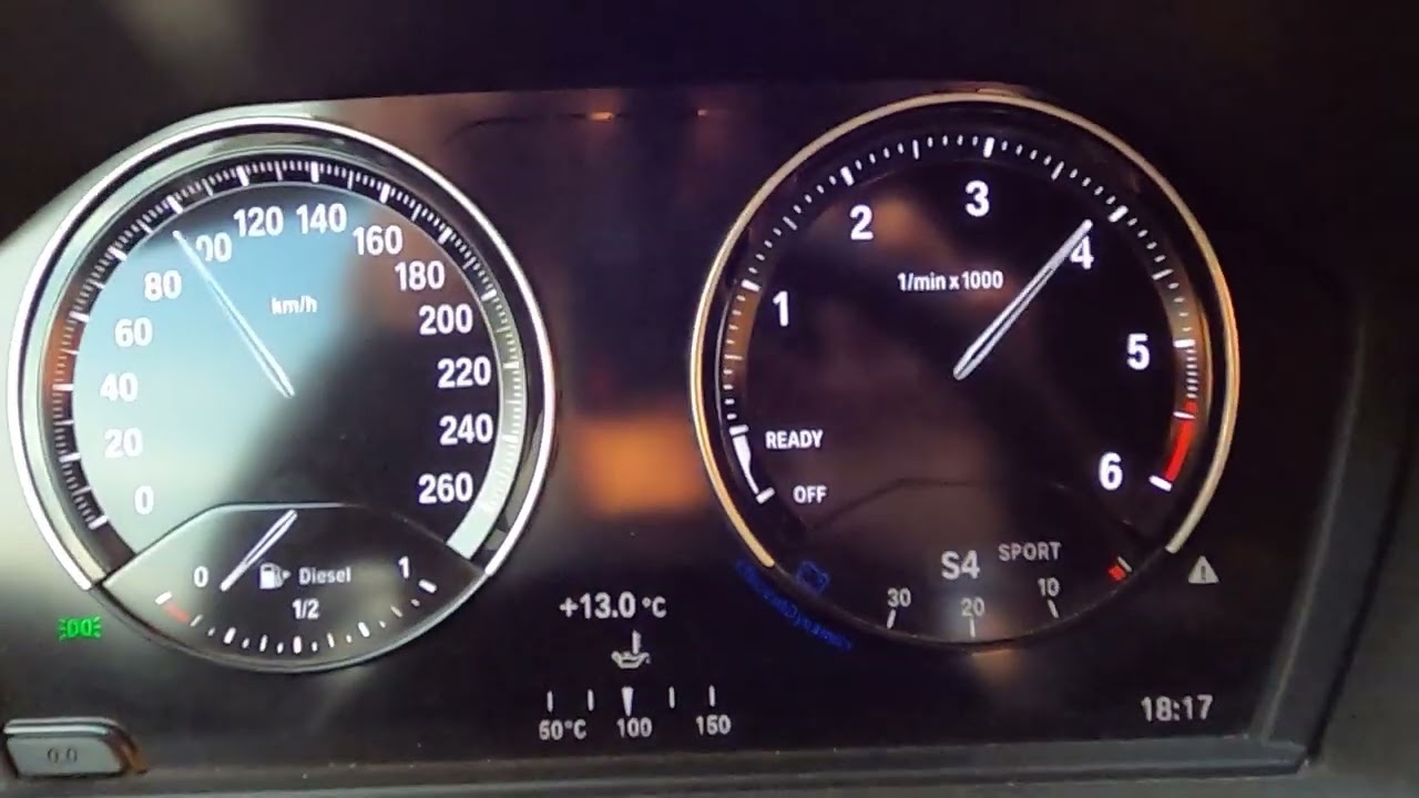 BMW 125D lci partenza da fermo in 