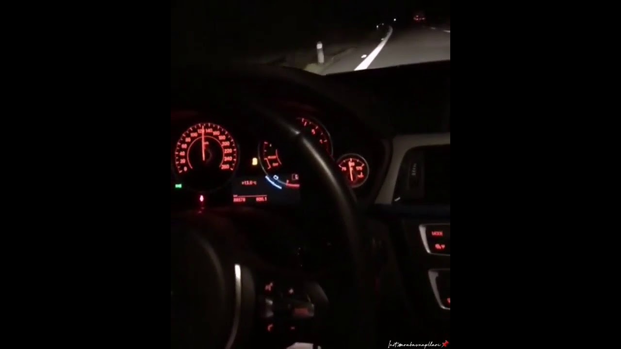 BMW ARABA SNAP   GECE SNAP   YAN KOLTUK SNAP  YAĞMURLU SNAP # 158