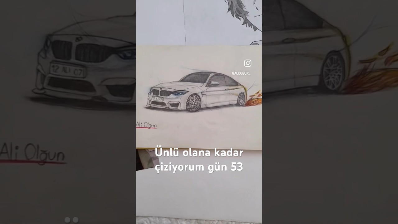BMW @BMW  #keşfetbeniöneçıkar #art #sketchartist #drawing #cizimler #drawingsketch #fypyoutube