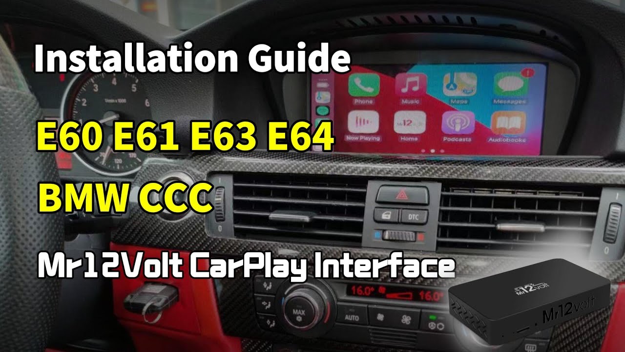 BMW CCC CarPlay Android Auto installation guide E60 61 63 64