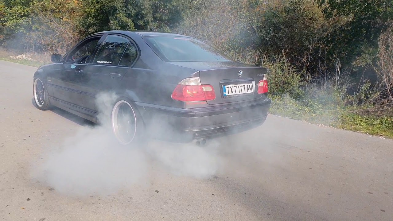 BMW E46 330D Burnout