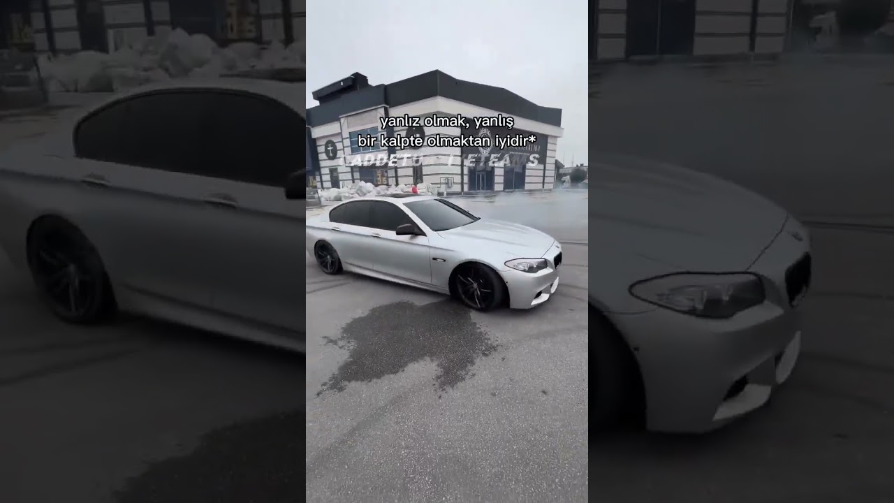 bmw f10 lastik yakma