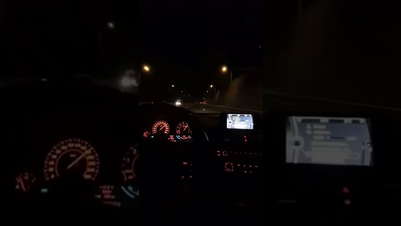 Bmw gece hız Snap story