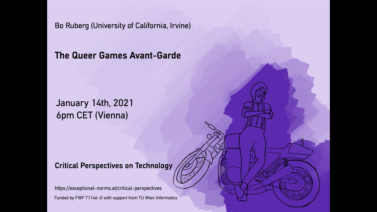 Bo Ruberg (UC Irvine) -- The Queer Games Avant-Garde