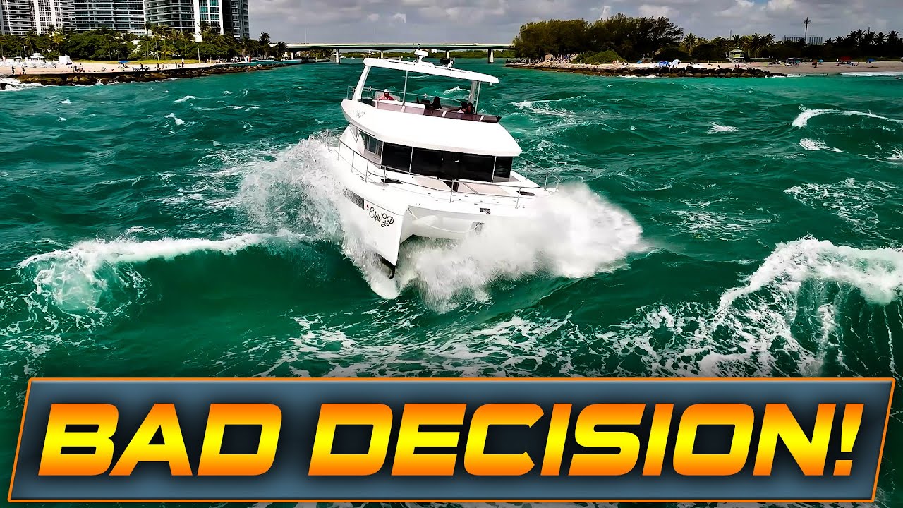 BOATS HIT THE DANGER ZONE AT HAULOVER INLET !! | WAVY BOATS