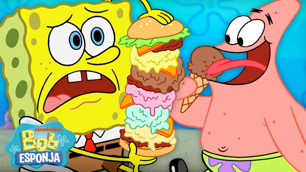 Bob Esponja | 40 Minutos de SORVETE 🍦 |  Bob Esponja em Português