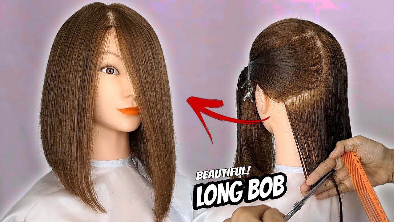 BOB HAIRCUT TUTORIAL(LONG BOB)