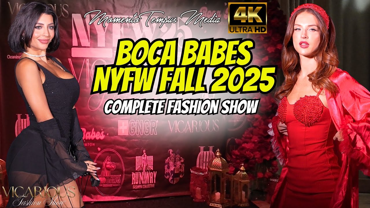 Boca Babes Fashion / NYFW Fall 2025 / 4K