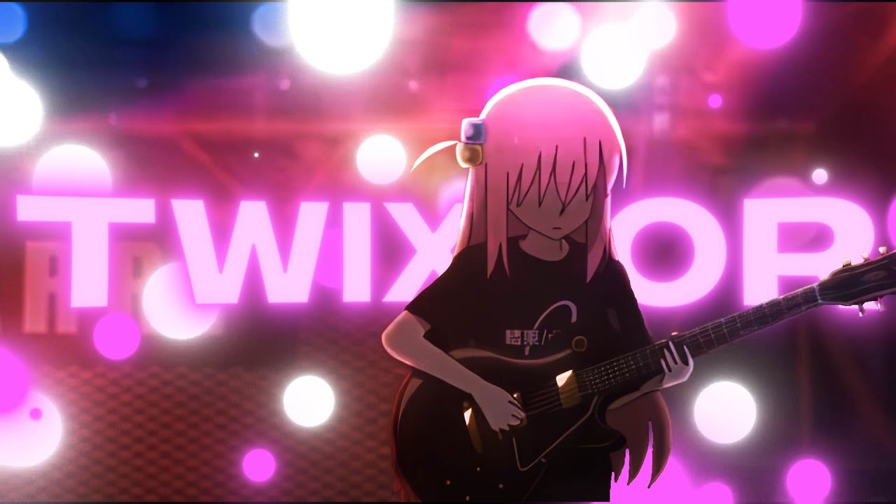Bocchi the Rock Twixtor clips 4K CC AND NO CC (Bocchi the Rock!)