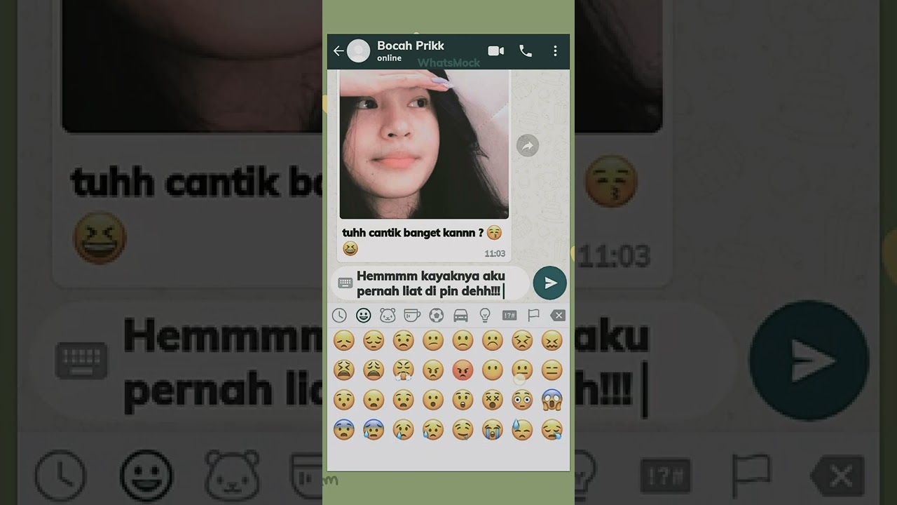 Bocil Pamer Muka Cantik ll POV: WhatsMock ll