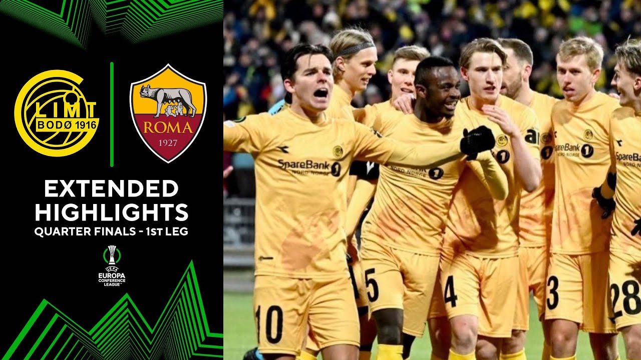 Bodø/Glimt vs. Roma: Extended Highlights | UECL Quarter Finals - 1st Leg | CBS Sports Golazo Euro…