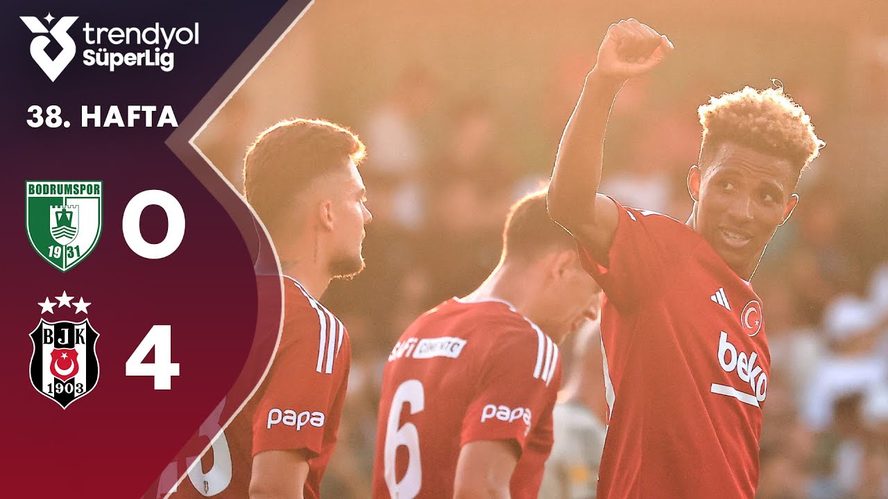 Bodrum FK (0-4) Beşiktaş - Highlights/Özet | Trendyol Süper Lig - 2024/25