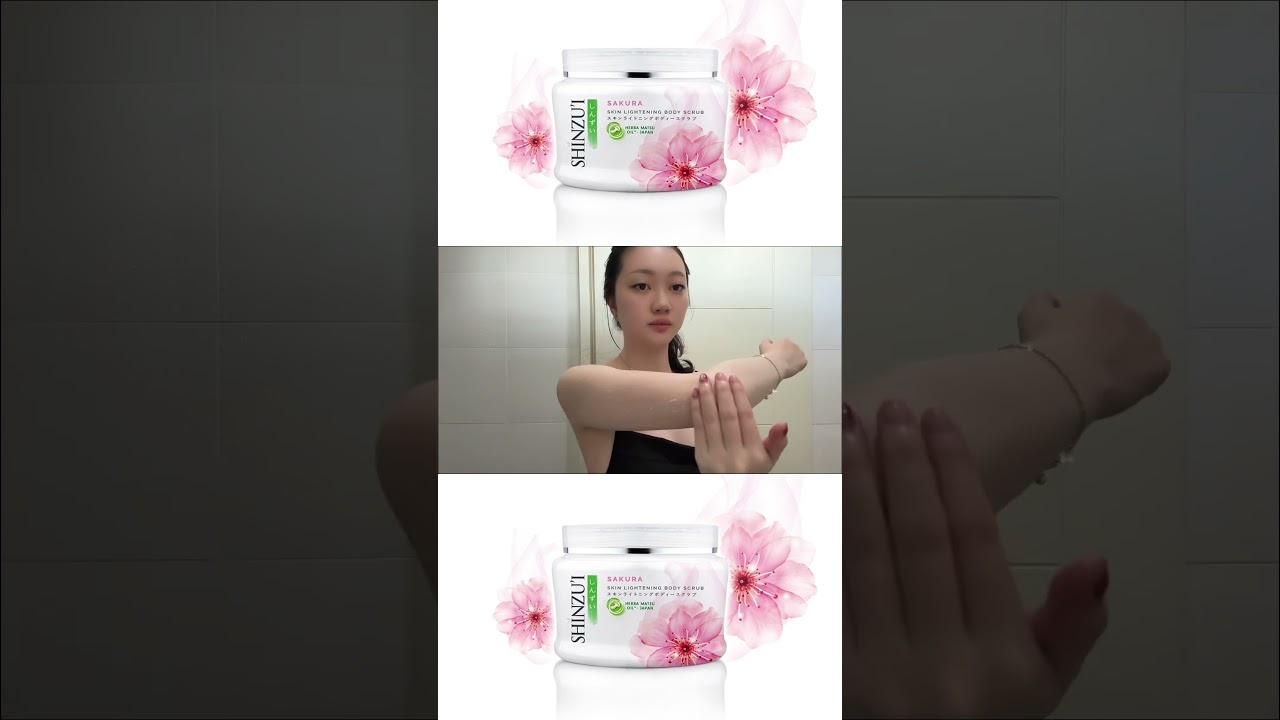 Body scrub routine with shinzui🌸 #glowingroutine#shinzui#skincare#whitening#healthskin