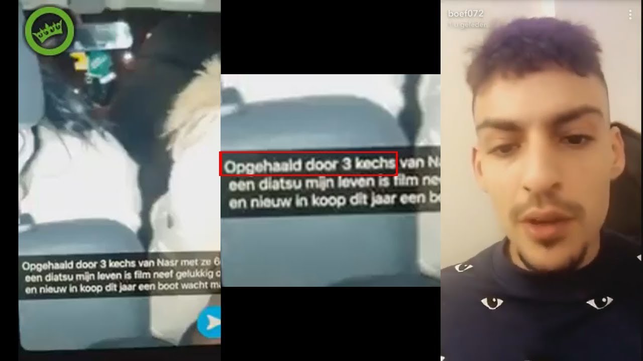 Boef opgehaald door 3 kechs snap + Noemt vrouwen die uitgaan HOEREN KECHS HOER