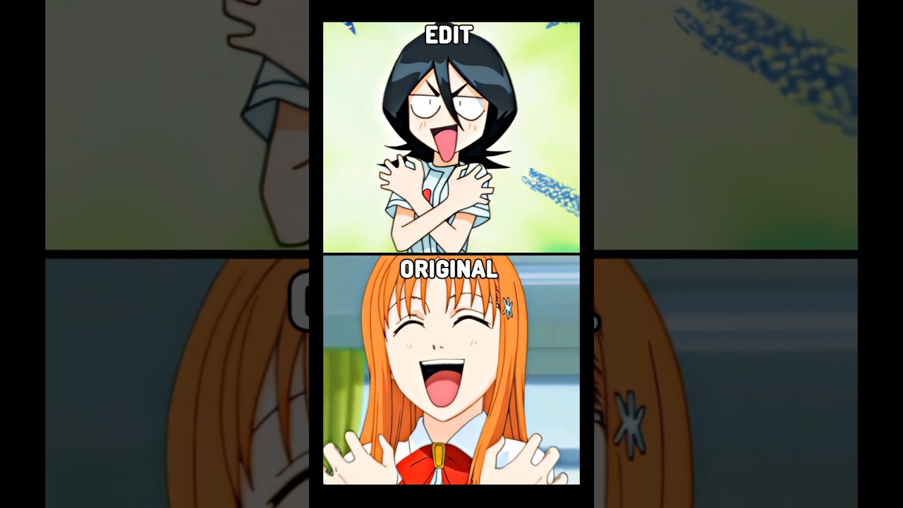 Bohahaha Edit Version Vs. Original Bohahaha From Bleach Anime. #shorts #anime #memes