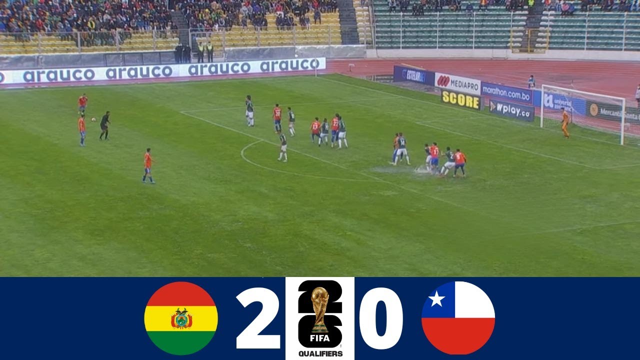 Bolivia vs Chile 2-0 | World Cup Qualification (CONMEBOL) | Match Highlights