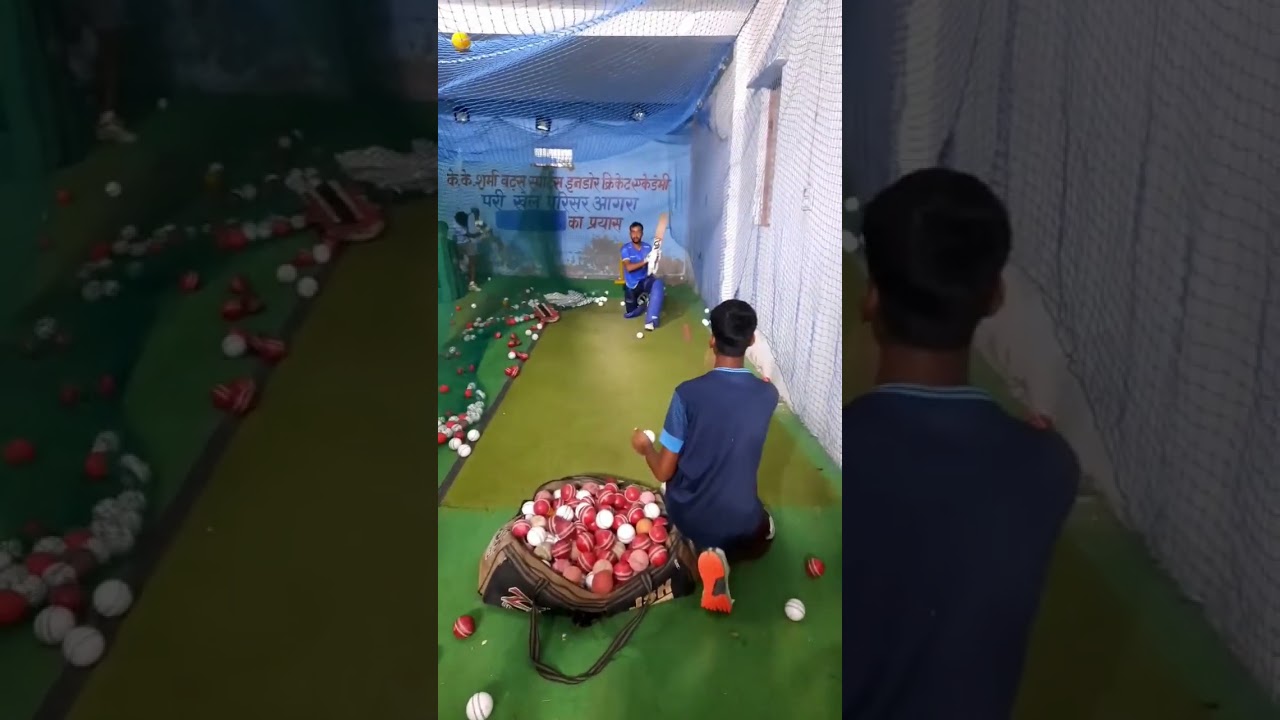 Bolling practice in kk sharma cricket academy #motivation #young cricketer #cricket