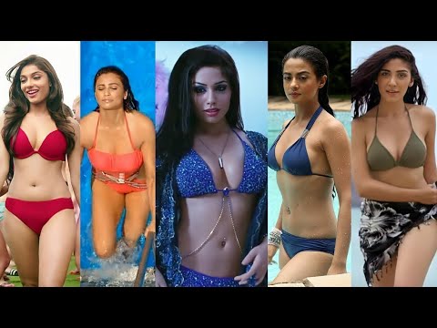 Bollywood hot bikini compilation | indian actress hot bikini compilation | bikini feast part 3