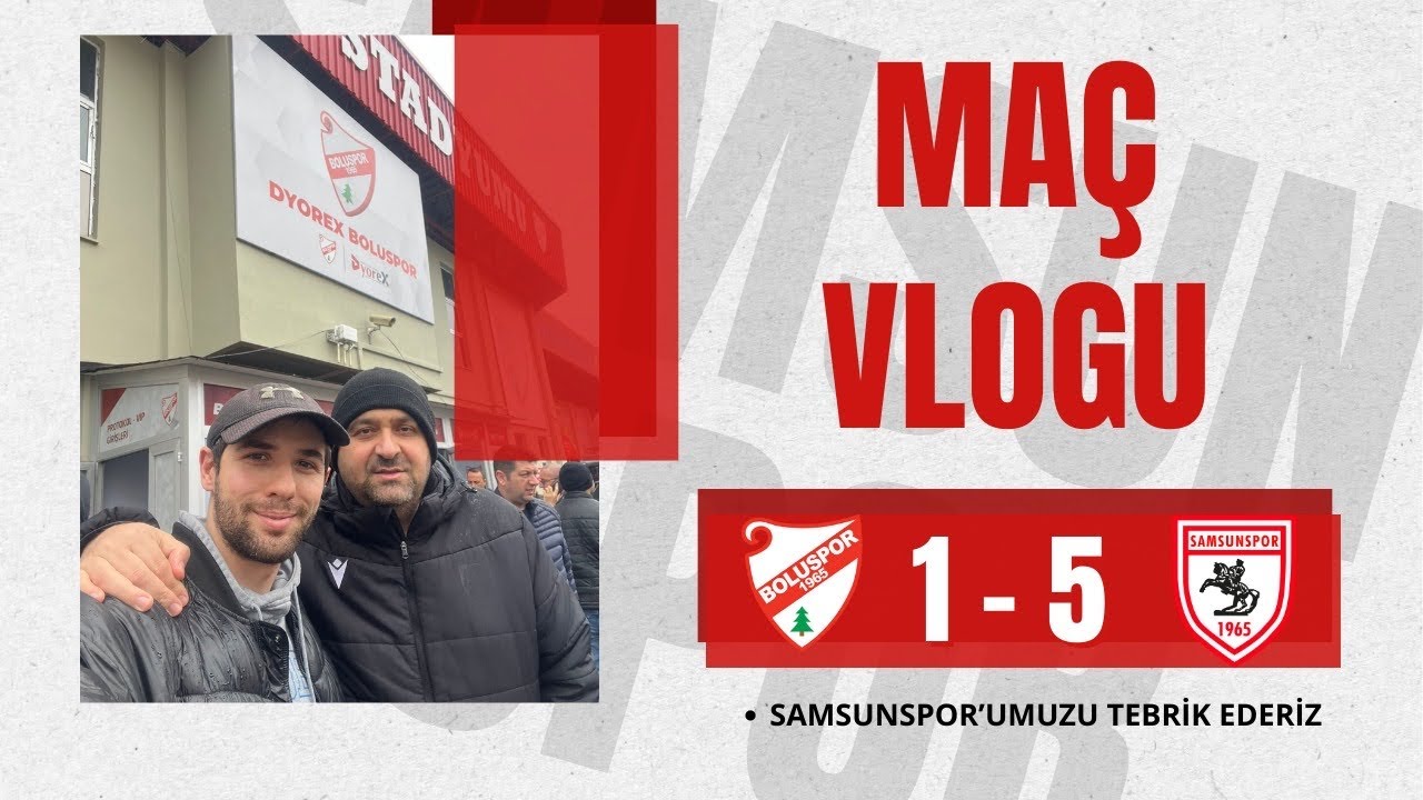 Boluspor 1-5 Samsunspor | Stad Vlog | Yüksel Yıldırım ile maç sonu yemek yedik!