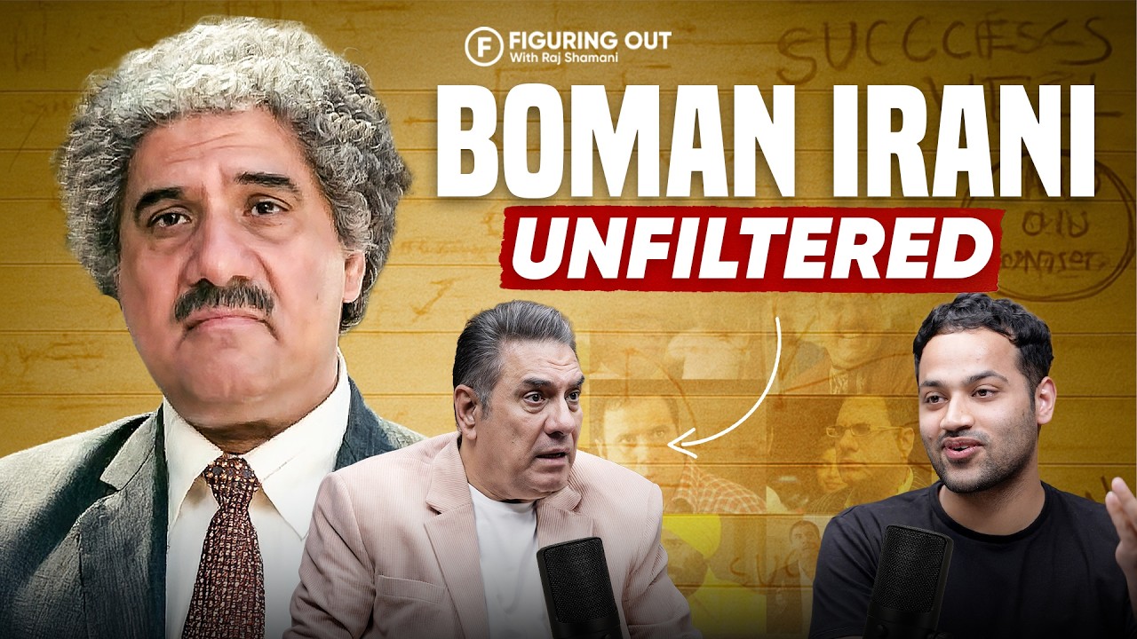 Boman Irani On Childhood Struggles, Bollywood, Acting, 3 Idiots, SRK & Dyslexia | FO370 Raj Shamani