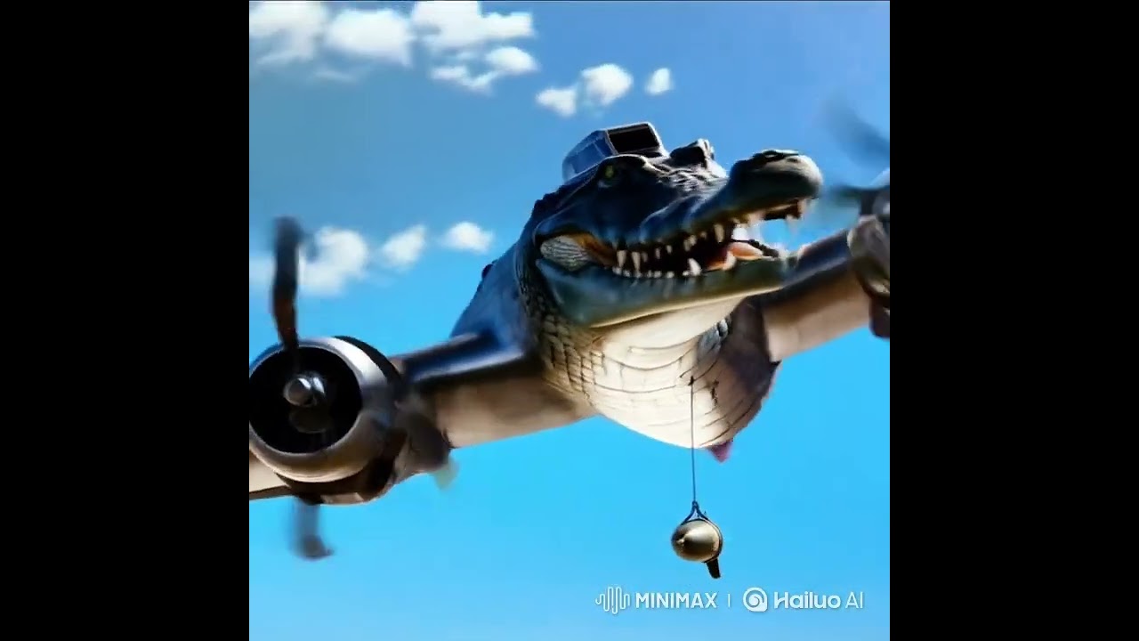 Bombardiro crocodilo #crocodile #memes #fly