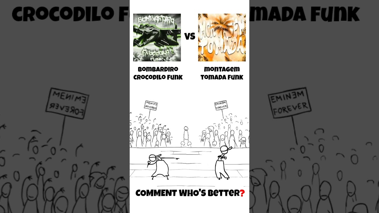 Bombardiro Crocodilo Funk vs Montagem Tombada Funk #funk #remix