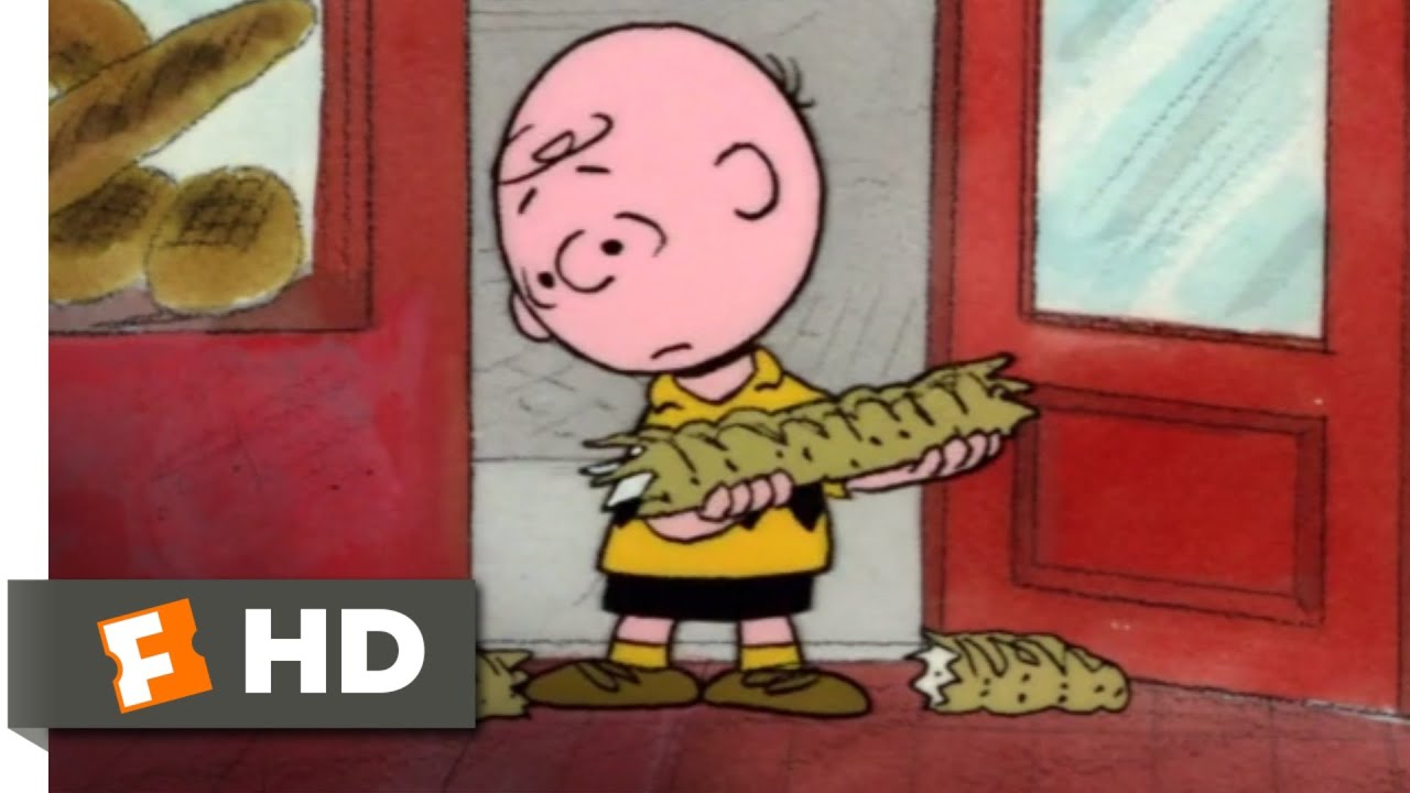 Bon Voyage Charlie Brown (1980) - Baguette Problems Scene (4/10) | Movieclips
