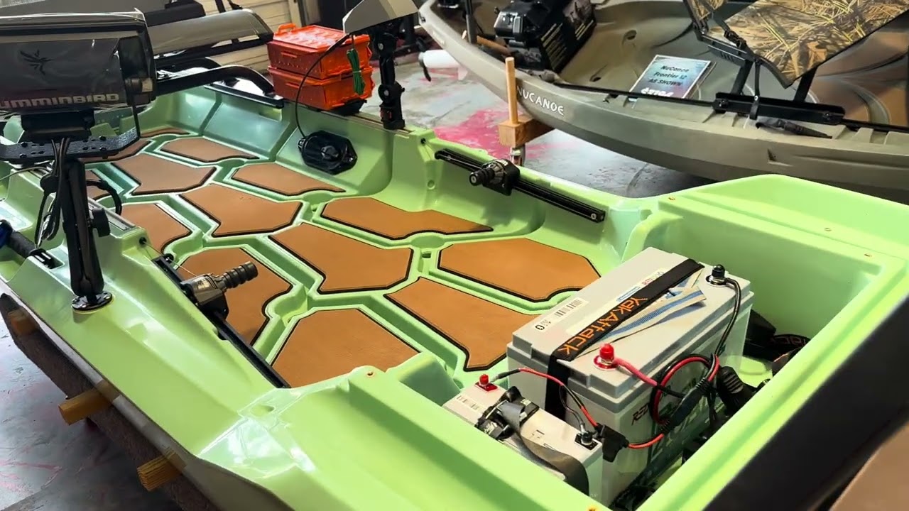 Bonafide Fishing XTR MinnKota Newport Vessels NK300 Casting Deck 2 Motors CLEAN Install