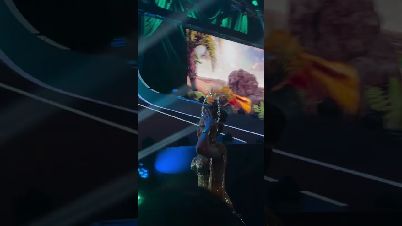 Bonang behind the scenes during a performance at Miss SA 2024